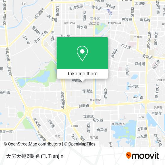 天房天拖2期-西门 map