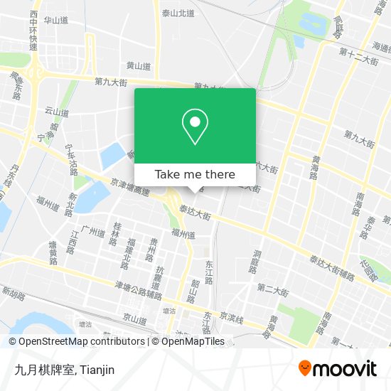 九月棋牌室 map