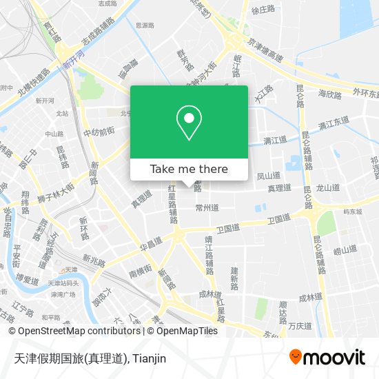 天津假期国旅(真理道) map