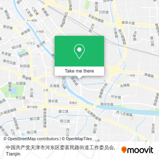 中国共产党天津市河东区委富民路街道工作委员会 map