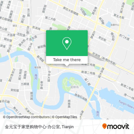 金元宝于家堡购物中心-办公室 map