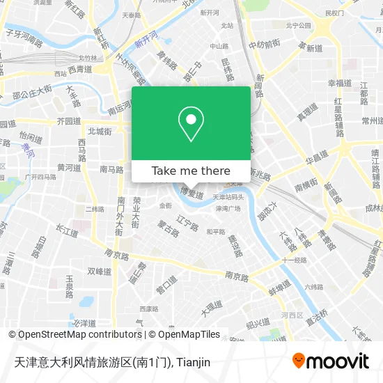 天津意大利风情旅游区(南1门) map