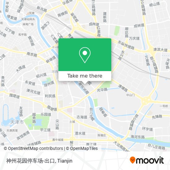 神州花园停车场-出口 map
