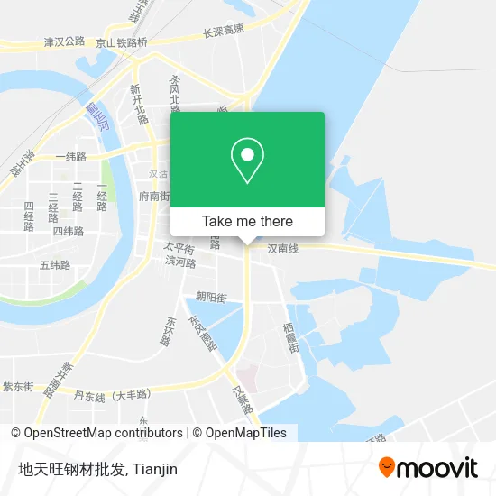 地天旺钢材批发 map