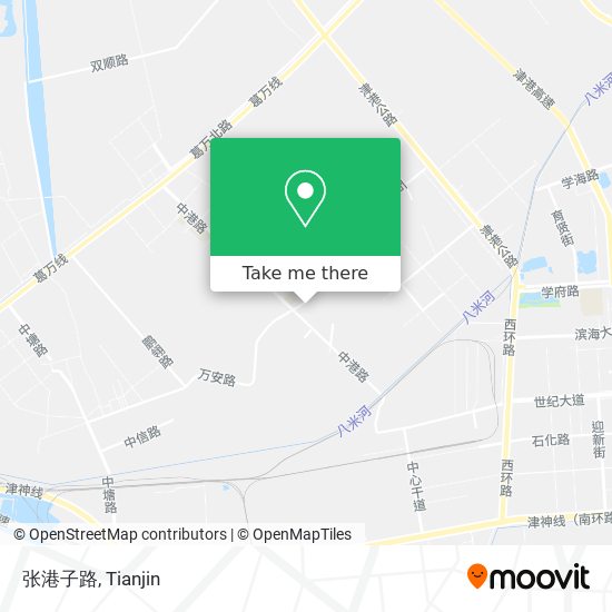 张港子路 map
