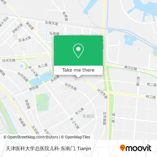 天津医科大学总医院儿科-东南门 map