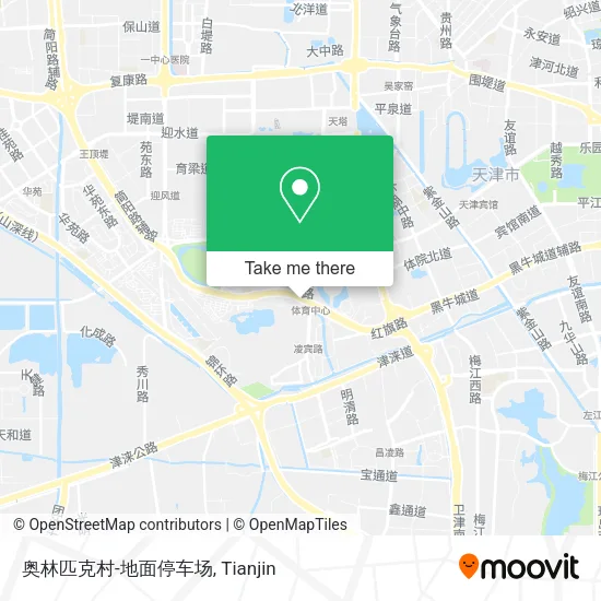 奥林匹克村-地面停车场 map