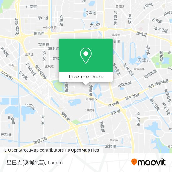 星巴克(奥城2店) map