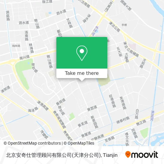 北京安奇仕管理顾问有限公司(天津分公司) map