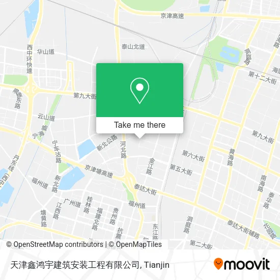 天津鑫鸿宇建筑安装工程有限公司 map