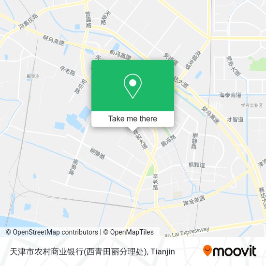 天津市农村商业银行(西青田丽分理处) map