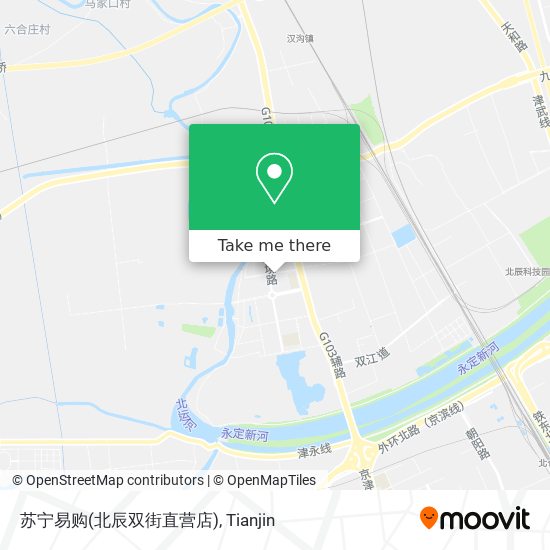 苏宁易购(北辰双街直营店) map
