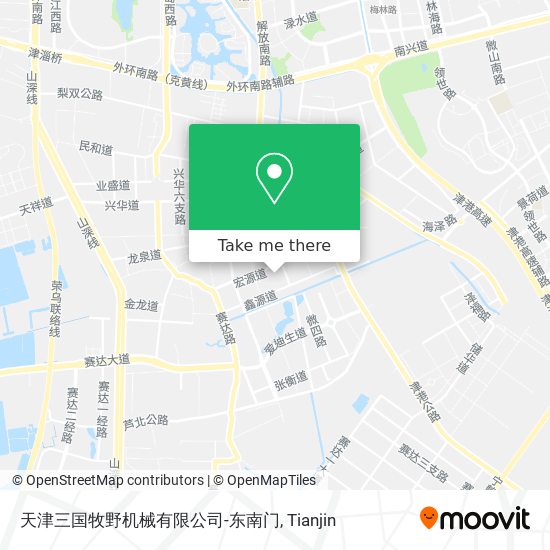 天津三国牧野机械有限公司-东南门 map