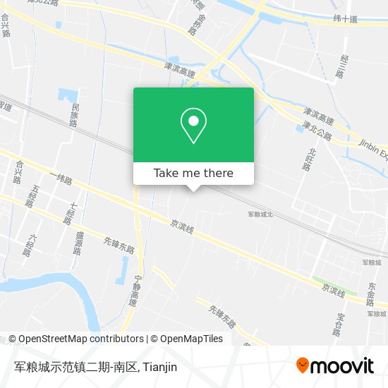 军粮城示范镇二期-南区 map