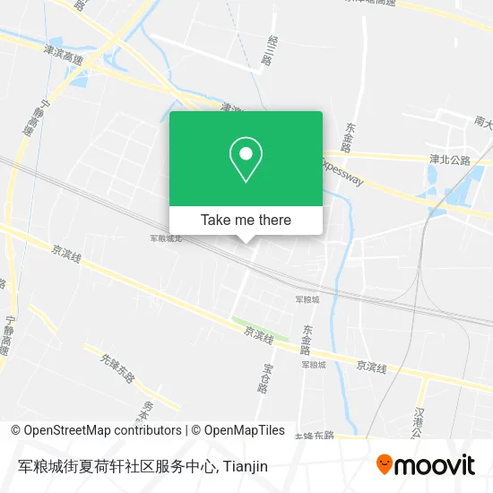 军粮城街夏荷轩社区服务中心 map
