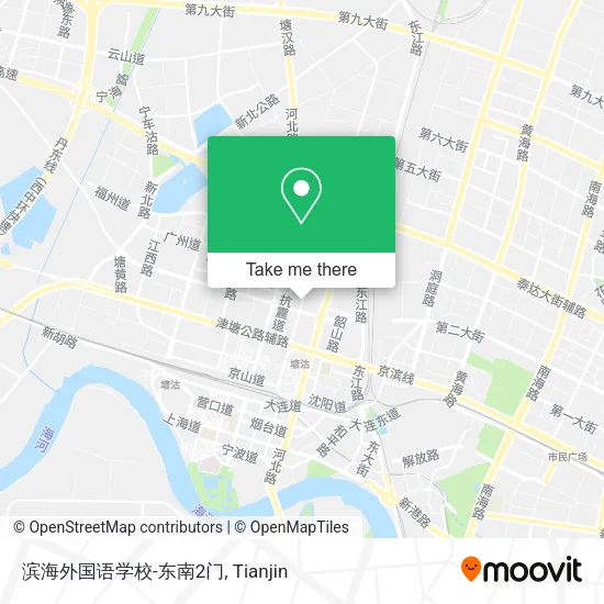 滨海外国语学校-东南2门 map