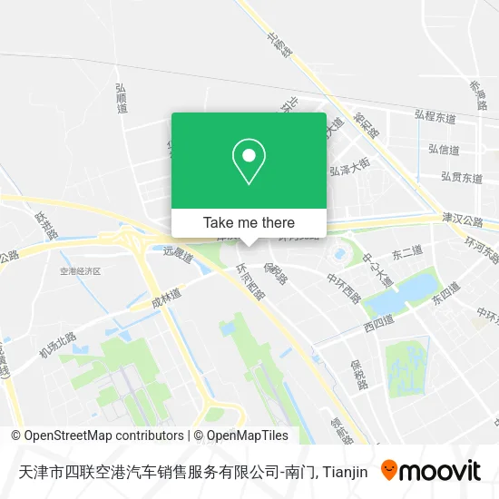 天津市四联空港汽车销售服务有限公司-南门 map