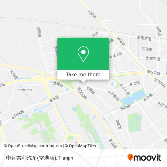 中远吉利汽车(空港店) map