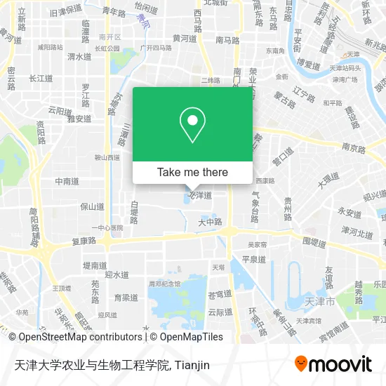 天津大学农业与生物工程学院 map
