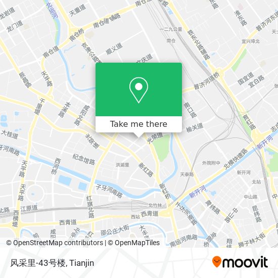 风采里-43号楼 map