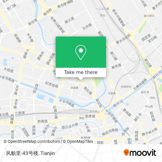 风貌里-43号楼 map