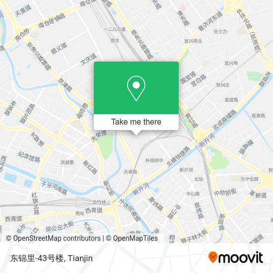 东锦里-43号楼 map