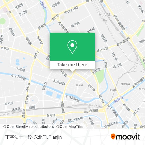 丁字沽十一段-东北门 map