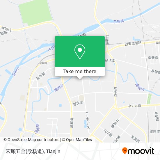 宏顺五金(欣杨道) map