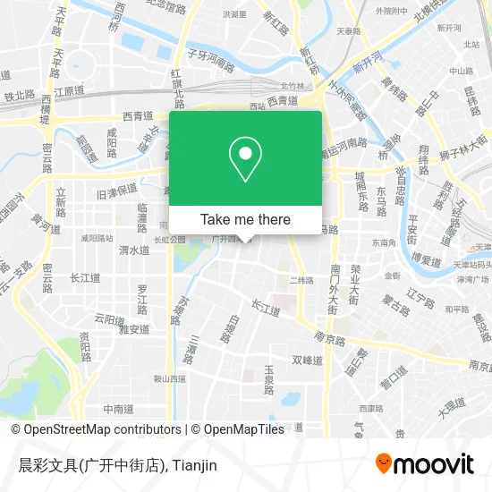 晨彩文具(广开中街店) map