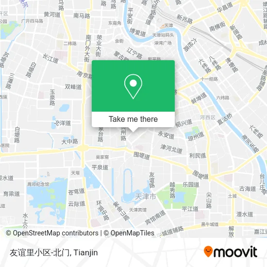 友谊里小区-北门 map