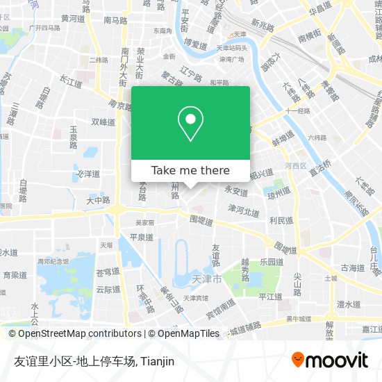 友谊里小区-地上停车场 map