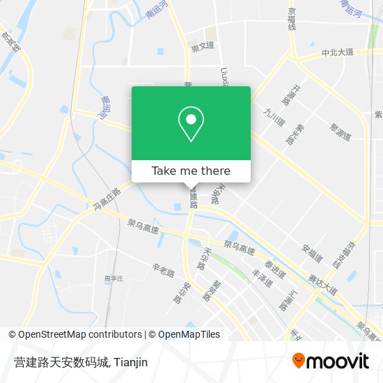 营建路天安数码城 map