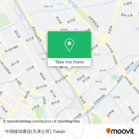 中国移动通信(天津公司) map