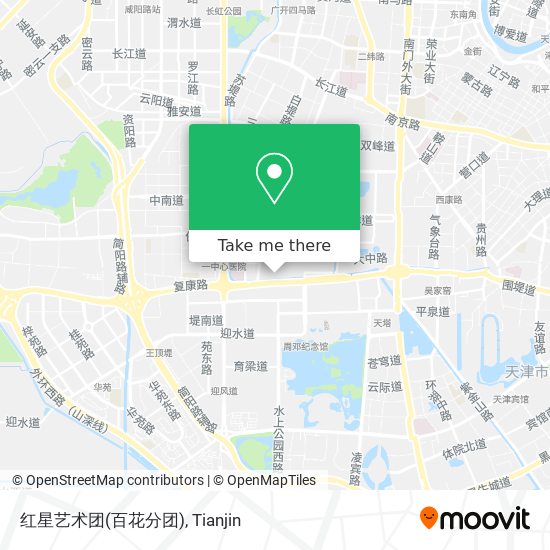 红星艺术团(百花分团) map
