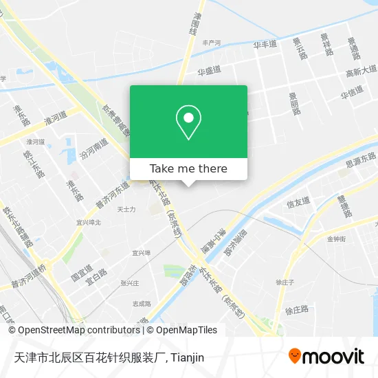 天津市北辰区百花针织服装厂 map