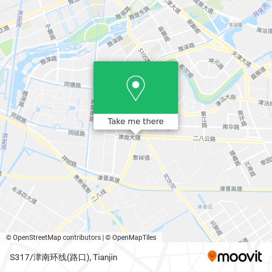 S317/津南环线(路口) map