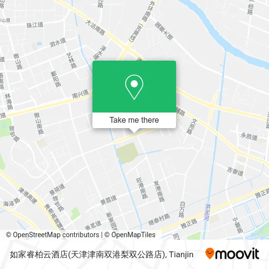 如家睿柏云酒店(天津津南双港梨双公路店) map