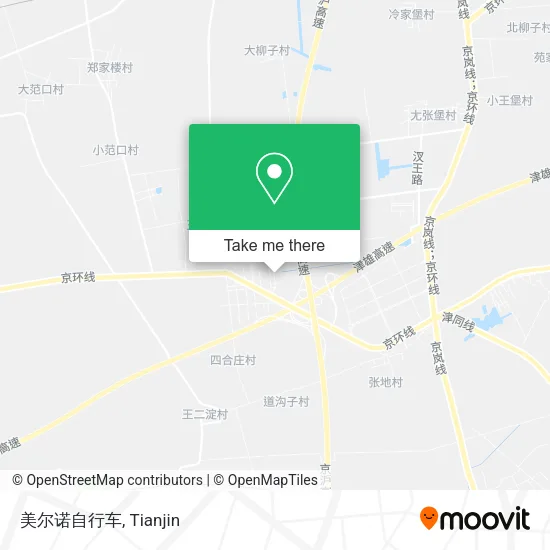 美尔诺自行车 map