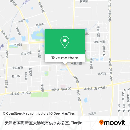 天津市滨海新区大港城市供水办公室 map