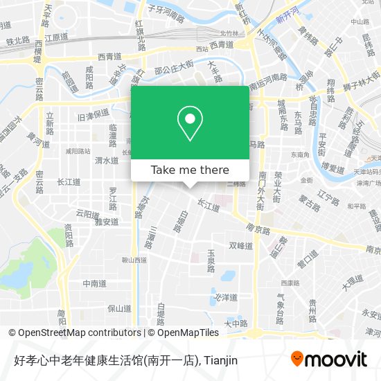 好孝心中老年健康生活馆(南开一店) map