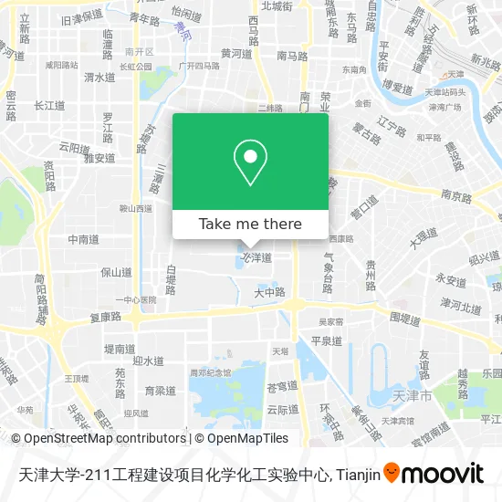 天津大学-211工程建设项目化学化工实验中心 map