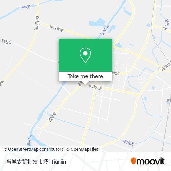 当城农贸批发市场 map