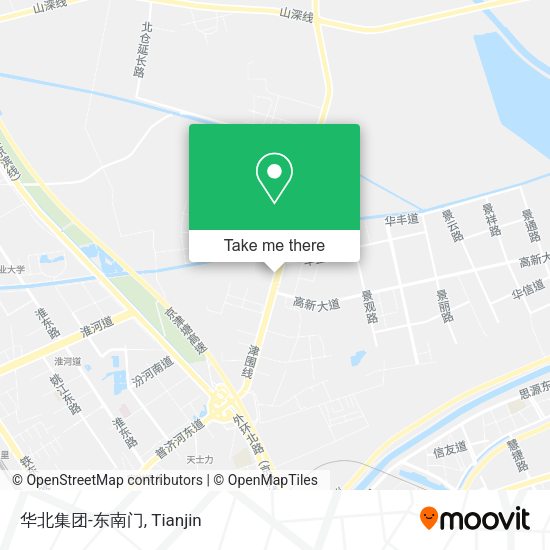 华北集团-东南门 map