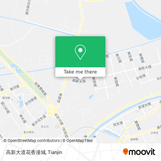 高新大道花香漫城 map