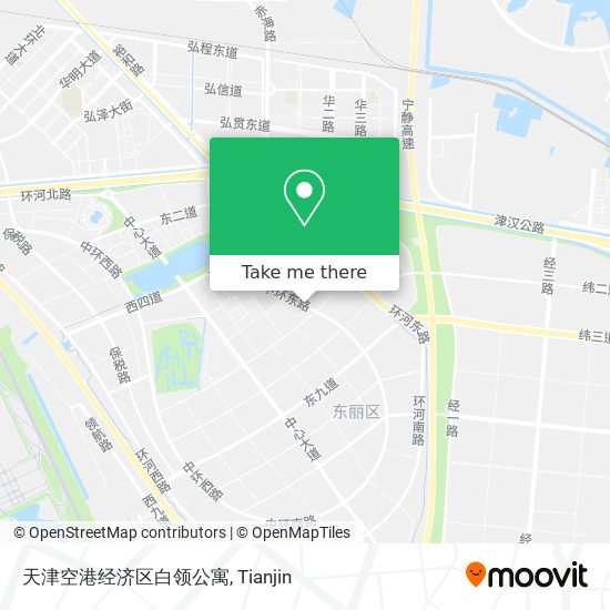 天津空港经济区白领公寓 map