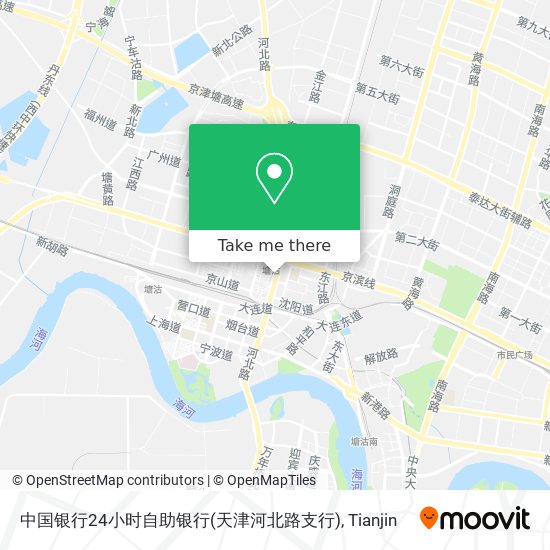 中国银行24小时自助银行(天津河北路支行) map