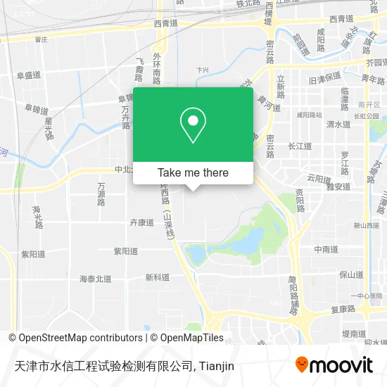 天津市水信工程试验检测有限公司 map