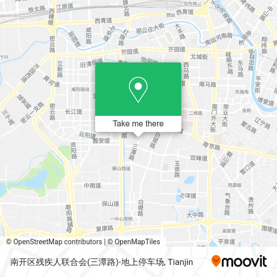 南开区残疾人联合会(三潭路)-地上停车场 map