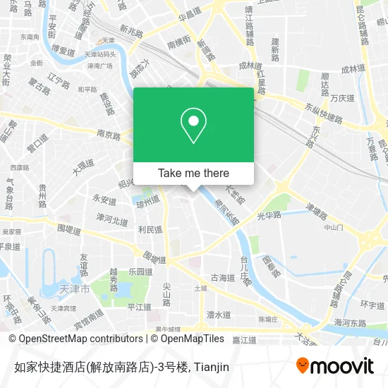 如家快捷酒店(解放南路店)-3号楼 map