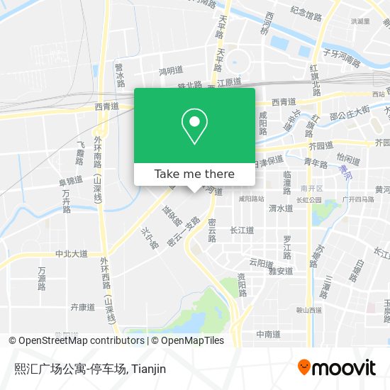 熙汇广场公寓-停车场 map